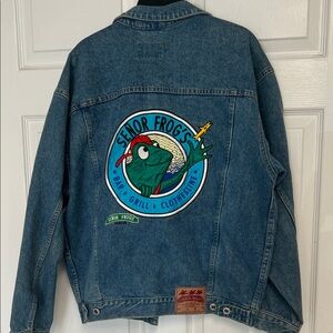 Denim Jacket with Señor Frogs Patch